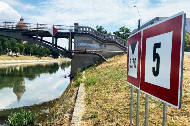 Signalisation voie navigable Roumanie girodgroup