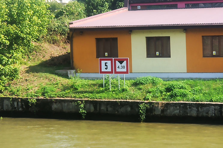 Signalisation voie navigable Roumanie girodgroup